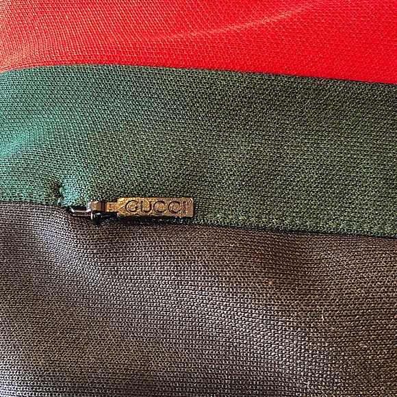 GUCCI Black Classic Web Striped Jersey
Technical Bomber Jacket SZ M - Picture 6 of 7